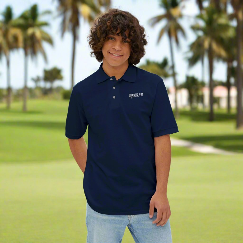 Surfboard Script Polo - Navy