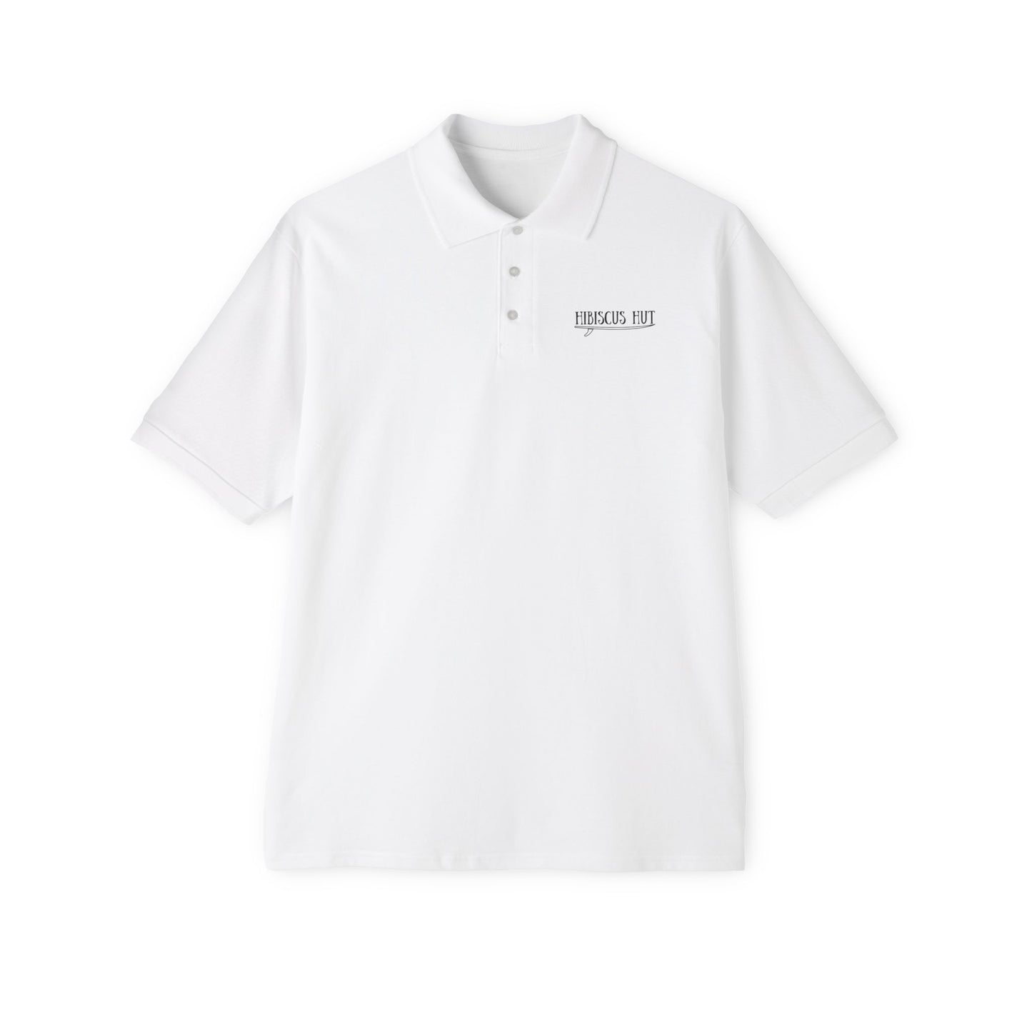 Surfboard Script Polo - White