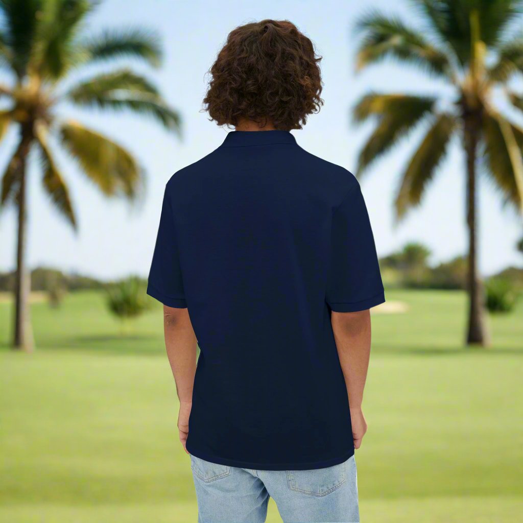 Surfboard Script Polo - Navy