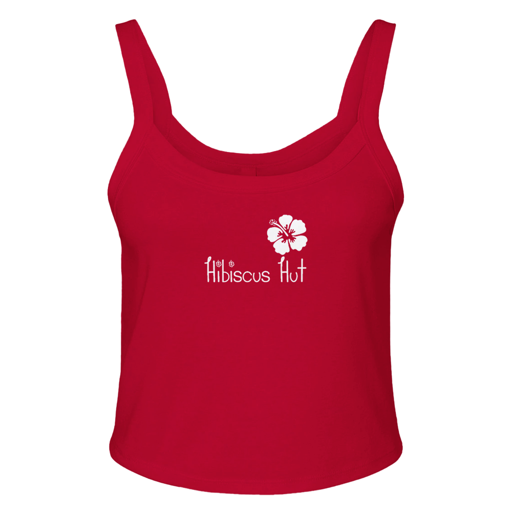 Hibiscus Hut Cropped Tank